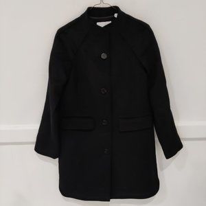 NWoT Lark & Ro Women's Single Breasted Wool Blend Pea Coat Size 0 $130 BB312